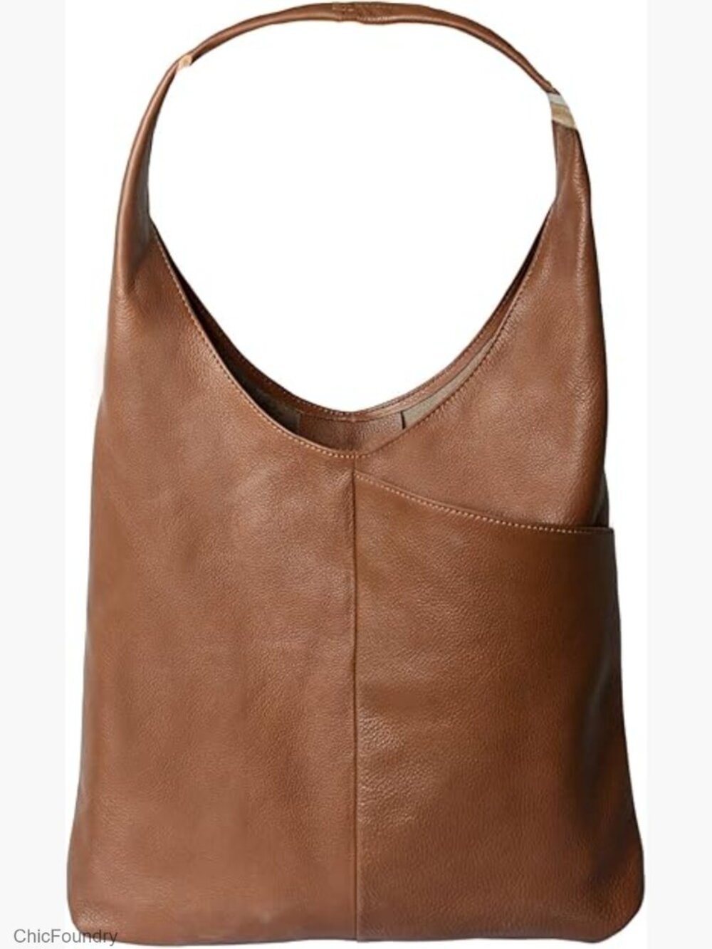 Full Grain Leather Tote Hobo Shoulder Bag Women Handbag 14x14x3